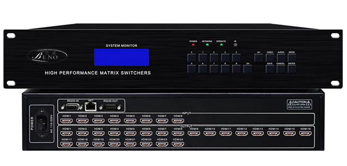 HDMI矩阵8进24出BN-HDMI08