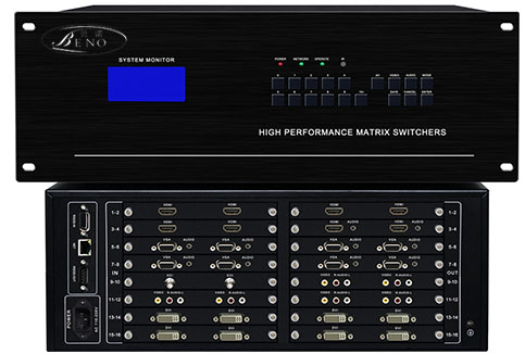 混合矩阵主机16进16出BN-MIX1616