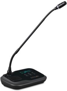 高端数字有线全功能 触摸屏会议系统主席单元 （4.0寸触摸屏+触摸开关+方形麦克风）  （8芯接口单元配T型线） （网口接口单元配七类屏蔽网线2米）BN-HR8620C