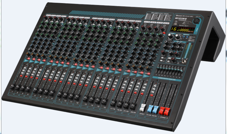 24路+24DSP效果+MP3+蓝牙+USB录音+均衡 （四编组）调音台BN-2400
