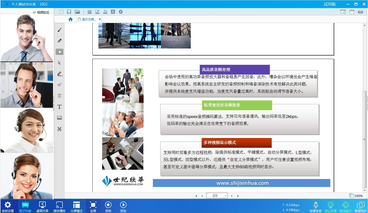 云视频会议产品主要功能