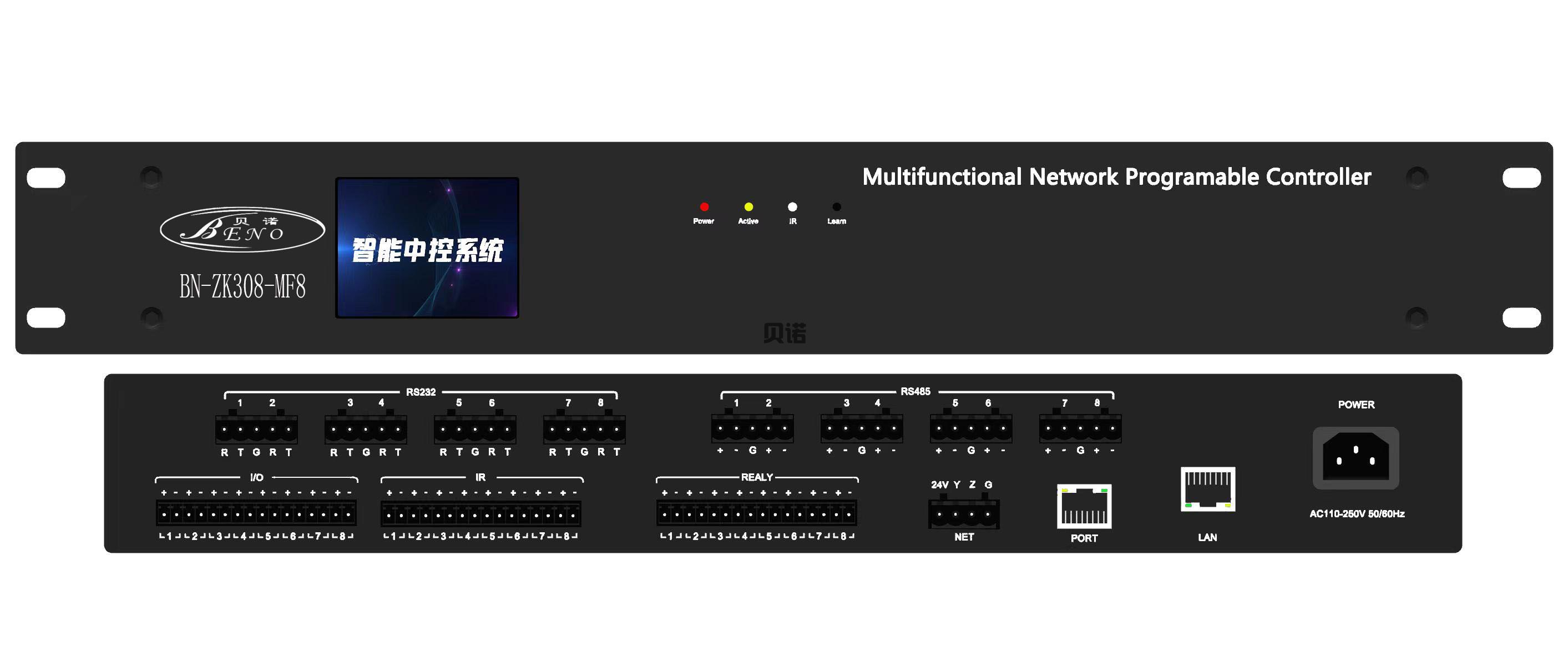 网络可编程中控主机  BN-ZK316-